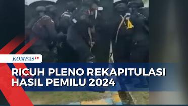 Pleno Rekapitulasi Hasil Pemilu 2024 di Mappi Papua Selatan Berujung Ricuh