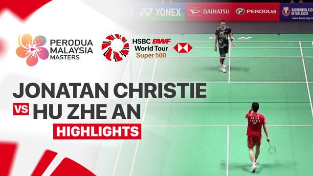 Jonatan Christie (INA) vs Hu Zhe An (CHN) - Highlight | Perodua Malaysia Masters 2026