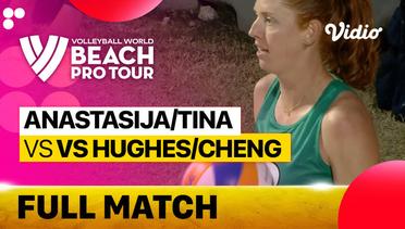 Full Match | Quarterfinals: Anastasija/Tina (LAT) VS Hughes/Cheng (USA) | Beach Pro Tour Elite 16 Doha, Qatar 2023