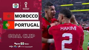 Gol Y. En-Nesyri (Morocco) Dapet Bola Tak terkawal Pemain Belakang Portugal | FIFA World Cup Qatar 2022