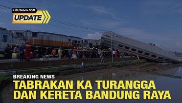 Liputan6 Update: Tabrakan KA Turangga dan Kereta Bandung Raya