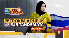 Highlights | Gresik Petrokimia Pupuk Indonesia VS Bandung BJB Tandamata | PLN Mobile Proliga Putri 2022