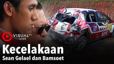 Drama Kecelakaan Sean Gelael dan Ketua MPR Bamsoet di Rally Meikarta