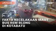 Fakta Kecelakaan Maut Bus Rem Blong di Kota Batu Tewaskan 4 Orang