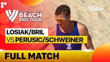 Full Match | Semifinals - Center Court: Losiak/Bril (POL) vs Perusic/Schweiner (CZE) | Beach Pro Tour Elite16 Uberlandia, Brazil 2023