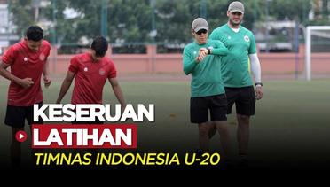 Keseruan Latihan Timnas Indonesia U-20 Jelang Laga Kontra Hongkong di Piala Asia 2023