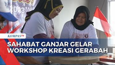 Sukarelawan Sahabat Ganjar Gelar Pelatihan Gerabah dan Senam Sehat di Purbalingga