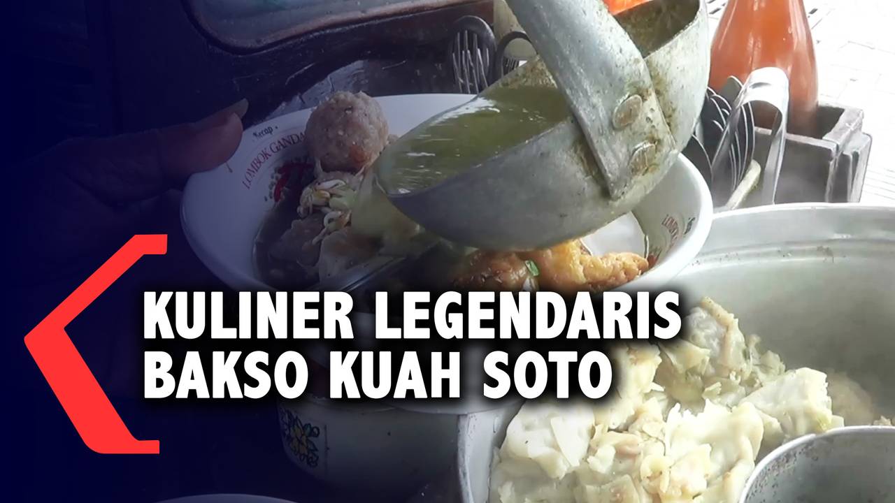 Mencicipi Uniknya Bakso Yang Disajikan Dengan Kuah Soto Madura Kompas