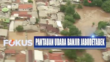 Menteri PUPR, Gubernur DKI, dan Kepala BNPB Lakukan Pantauan Udara Banjir Jabodetabek