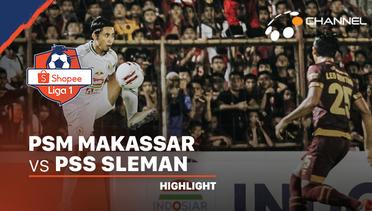 Highlights - PSM Makassar 2 vs 1 PSS Sleman | Shopee Liga 1 2020