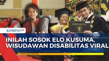 Sosok Elo Kusuma, Wisudawan Disabilitas Unbraw Salam Dosen Pakai Kaki Kini Kerja di Australia