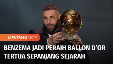 Karim Benzema Raih Ballon d’Or 2022, Pemenang Tertua Sepanjang Sejarah | Liputan 6