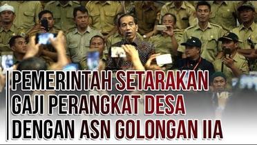 Jokowi Janji Angkat Perangkat Desa Setara ASN Golongan IIA
