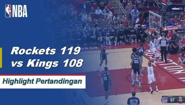 NBA I Cuplikan Pertandingan :  Rockets 119 vs Kings 108