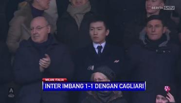 Imbang Lawan Cagliari, Inter Gagal Tipiskan Ketinggalan dari Juve