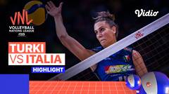 Match Highlights | Semifinal: Turki vs Italia | Women's Volleyball Nations League 2022