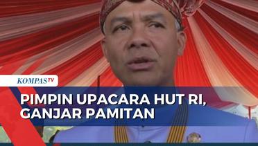 Pimpin Upacara HUT ke-78 RI di Semarang, Ganjar Pranowo Pamitan ke Warga