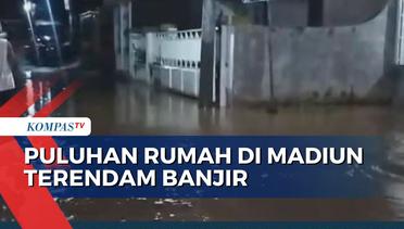 Curah Hujan Tinggi, Puluhan Rumah Warga di Madiun Terendam Banjir