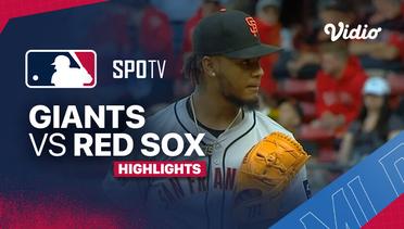 San Francisco Giants vs Boston Red Sox - Highlights  | MLB 2024