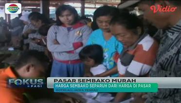 Warga Boyolali, Jawa Tengah, Berdesakan Saat Berburu Sembako Murah - Fokus Pagi