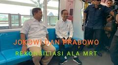 Jokowi dan Prabowo Rekonsiliasi Ala MRT