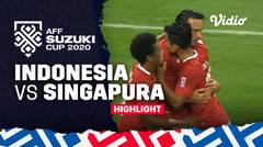 Highlight - Indonesia vs Singapore | AFF Suzuki Cup 2020
