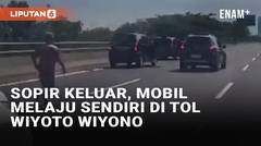 Mobil Melaju Sendiri di Tol Wiyoto Wiyono, Sopir Cemas Keluar Karena Mesin Bermasalah