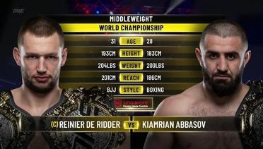 Reinier De Ridder vs. Kiamrian Abbasov | ONE Championship Full Fight