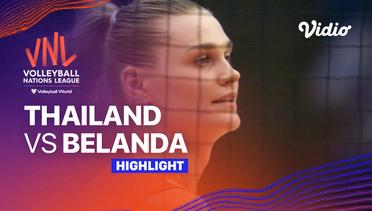 Match Highlights | Thailand vs Belanda | Women's Volleyball Nations League 2023
