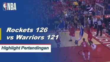 NBA I Cuplikan Pertandingan : Rockets 126 Vs Warriors 121