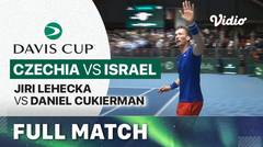 Czechia (Jiri Lehecka) vs Israel (Daniel Cukierman) - Full Match | Qualifiers Davis Cup 2024