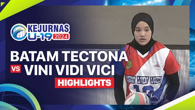 Penyisihan Putri: Batam Tectona vs Vini Vidi Vici - Highlights | Kejurnas Bola Voli Antarklub U-19 2024