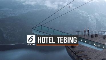 Mengintip Desain Hotel Unik di Tepi Tebing Norwegia
