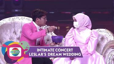 Awww Kiyuttt!! Leslar Suap-Suapan Makanan!! Enak Bangeeettt!!  | Leslar'S Dream Wedding Concert 2021