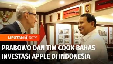 Akademi Apple Dibangun di Bali, Prabowo dan Tim Cook Bahas Investasi Apple di Indonesia | Liputan 6