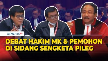 Debat Hakim MK Suhartoyo dengan Pemohon dan Termohon di Sidang Sengketa Pileg 2024