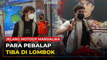 Antusiasme Pebalap MotoGP Berlanjut Saat Tiba di Bandara Lombok