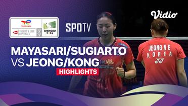 Lanny Tria Mayasari/Ribka Sugiarto (INA) vs Jeong Na Eun/Kong Hee Yong (KOR) - Highlights | Uber Cup Chengdu 2024 - Women's Doubles