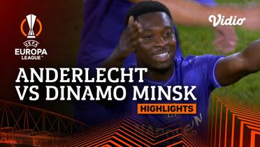 Anderlecht vs Dinamo Minsk - Highlights | UEFA Europa League Playoffs