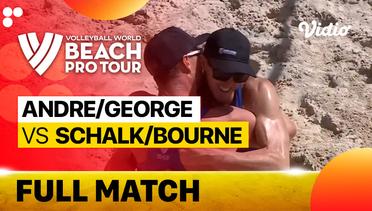 Full Match | Round of 12 - Court 2: Andre/George (BRA) vs Schalk/Bourne (USA) | Beach Pro Tour Elite16 Uberlandia, Brazil 2023