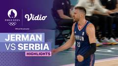 Jerman vs Serbia - Perebutan Medali Perunggu - Bola Basket Putra - Highlights | Olympic Games Paris 2024