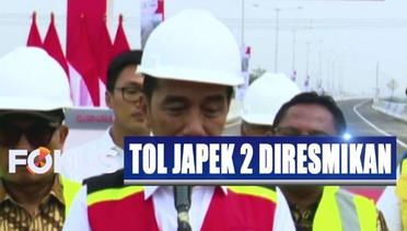 Tol Japek 2 Diresmikan, Jokowi Harap Bisa Kurangi Kemacetan 30 Persen - Fokus Pagi