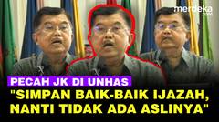 Satu Ruangan Pecah JK Bicara Ijazah di Wisuda Unhas: Simpan Baik-Baik, Nanti Tak Ada Aslinya