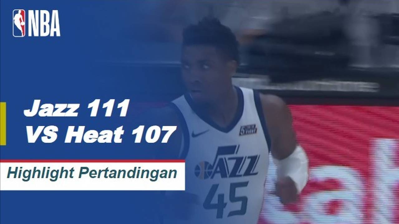 NBA I Cuplikan Pertandingan : Jazz 111 vs Heat 84 | Vidio