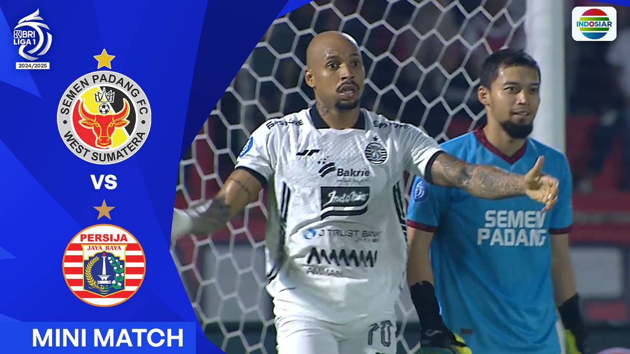 Live Streaming Semen Padang vs Persija, Laga Penentu Klasemen!