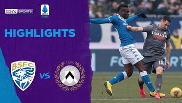 Match Highlight | Brescia 1 vs 1 Udinese | Serie A 2020