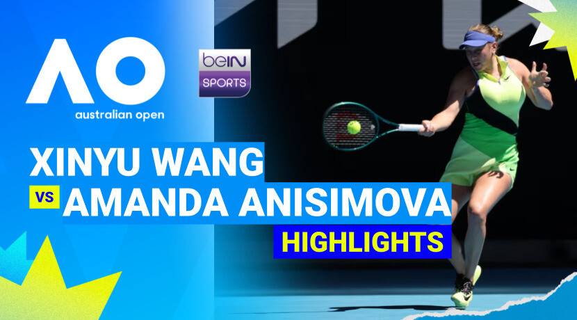 Xinyu Wang (CHN) vs Amanda Anisimova (USA) - Women's Singles Round 4 | Australian Open 2026