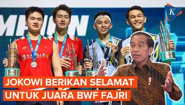 Jokowi Ungkapkan Selamat untuk Fajar-Rian yang Juarai Malaysia Open