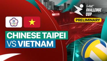 Chinese Taipei vs Vietnam - AVC Challenge Cup For Men