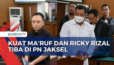 Tiba di Pengadilan Negeri Jakarta Selatan, Kuat Ma'ruf dan Ricky Rizal Siap Ikuti Persidangan!